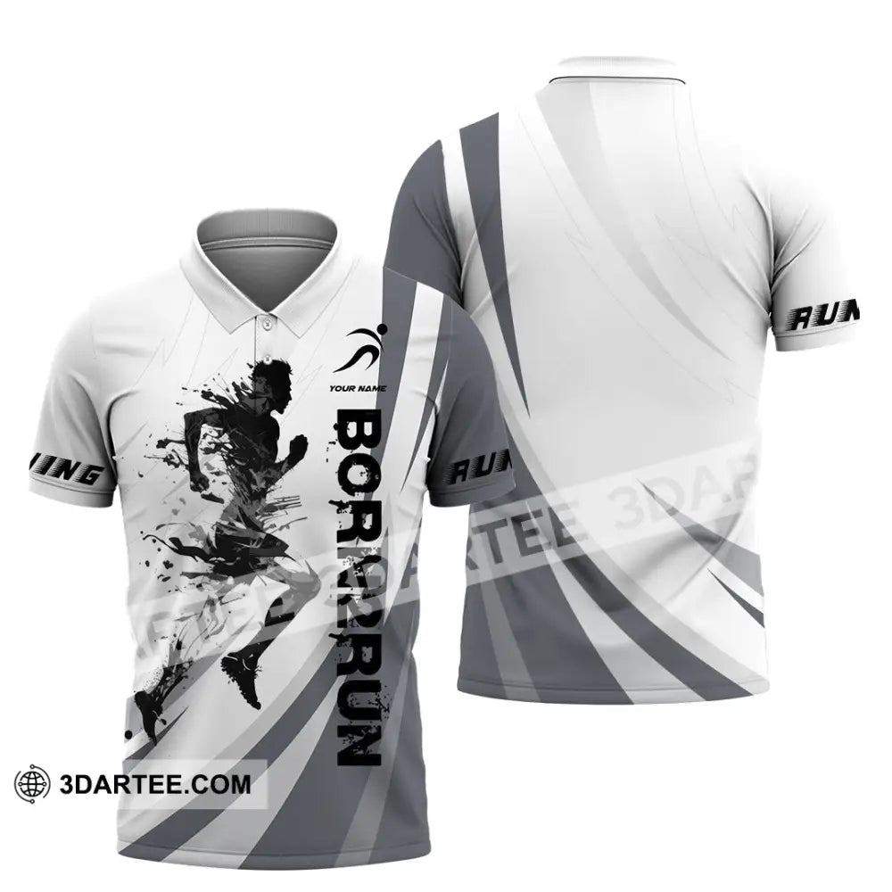 Unisex Shirt - Custom Born To Run Shirt Polo Shirt / S T-shirt