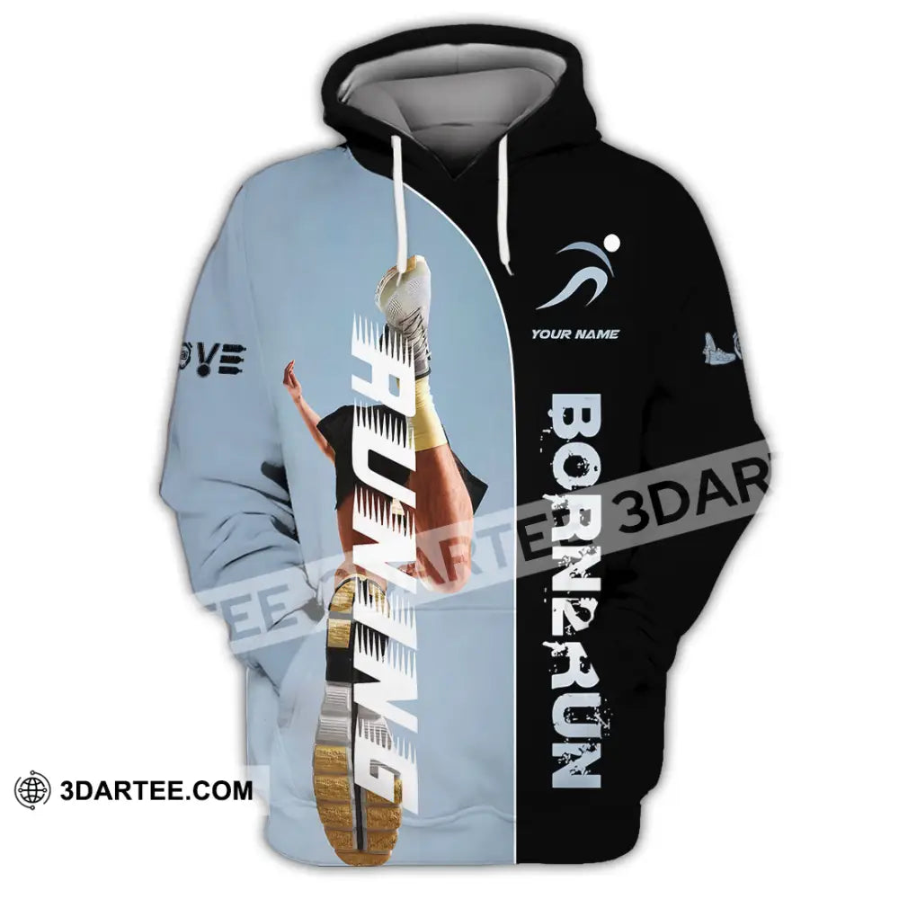 Unisex Shirt - Custom Born To Running Shirt Hoodie / S T-shirt