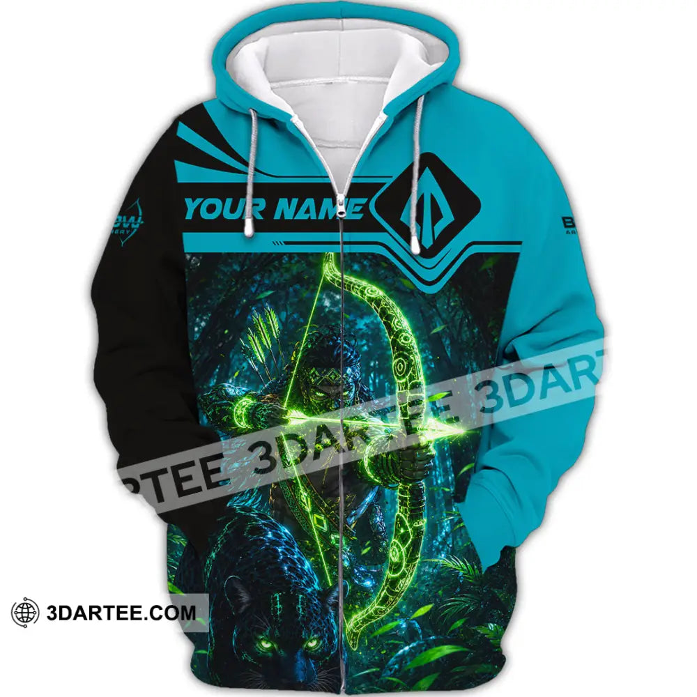 Unisex Shirt - Custom Bow Archery Shirt - Zipper Hoodie / S - T-shirt