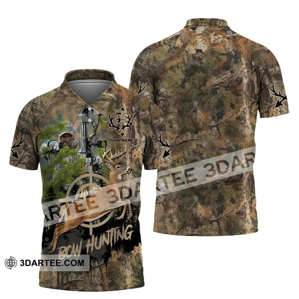 Unisex Shirt - Custom Bow Hunting Shirt Polo Shirt / S T-shirt