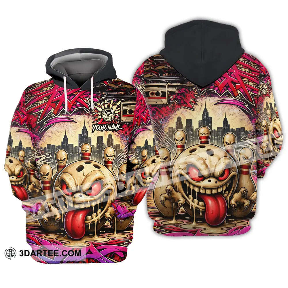 Unisex Shirt - Custom Bowling 3D Shirt Hoodie / S T-shirt