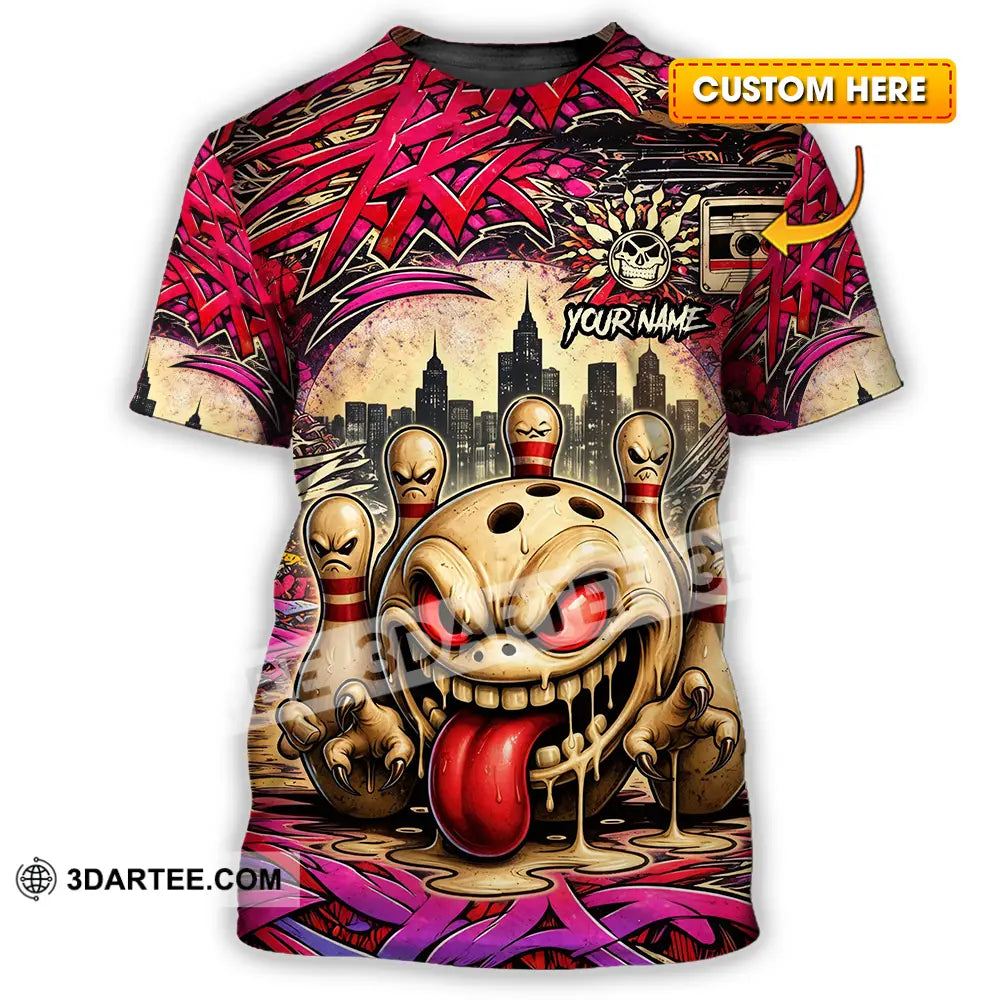 Unisex Shirt - Custom Bowling 3D Shirt T-shirt