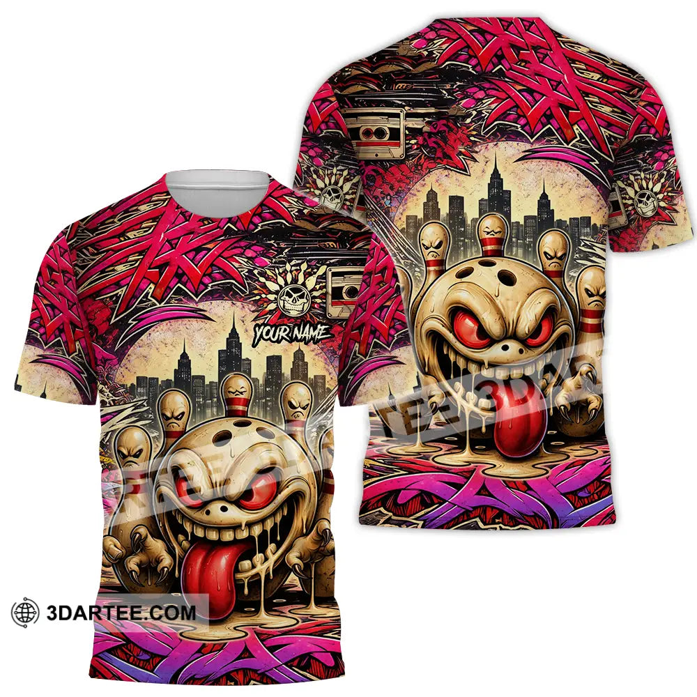 Unisex Shirt - Custom Bowling 3D Shirt T-Shirt / S T-shirt