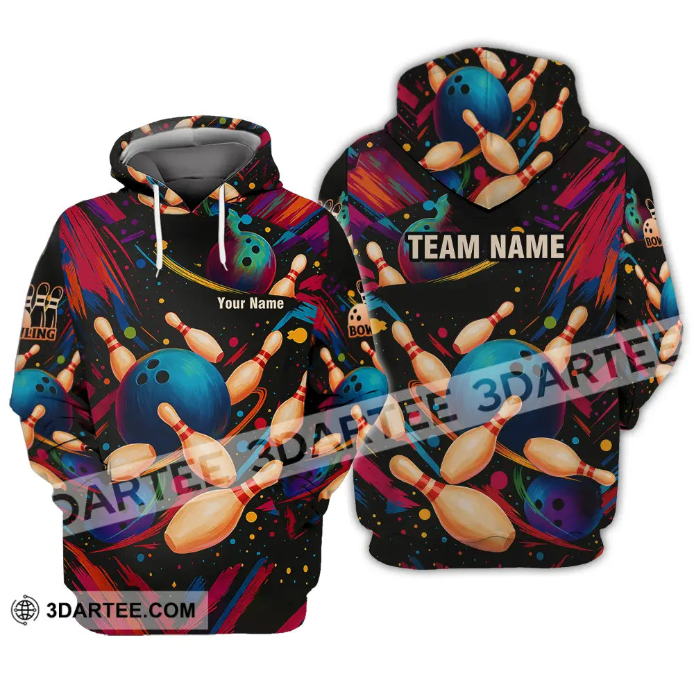 Unisex Shirt - Custom Bowling Shirt Hoodie / S T-shirt