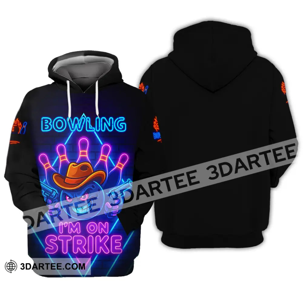Unisex Shirt - Custom Bowling I Am On Strike Shirt Hoodie / S T-shirt