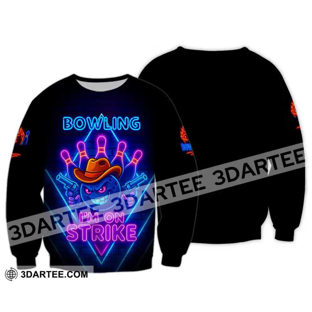 Unisex Shirt - Custom Bowling I Am On Strike Shirt Long Sleeve / S T-shirt