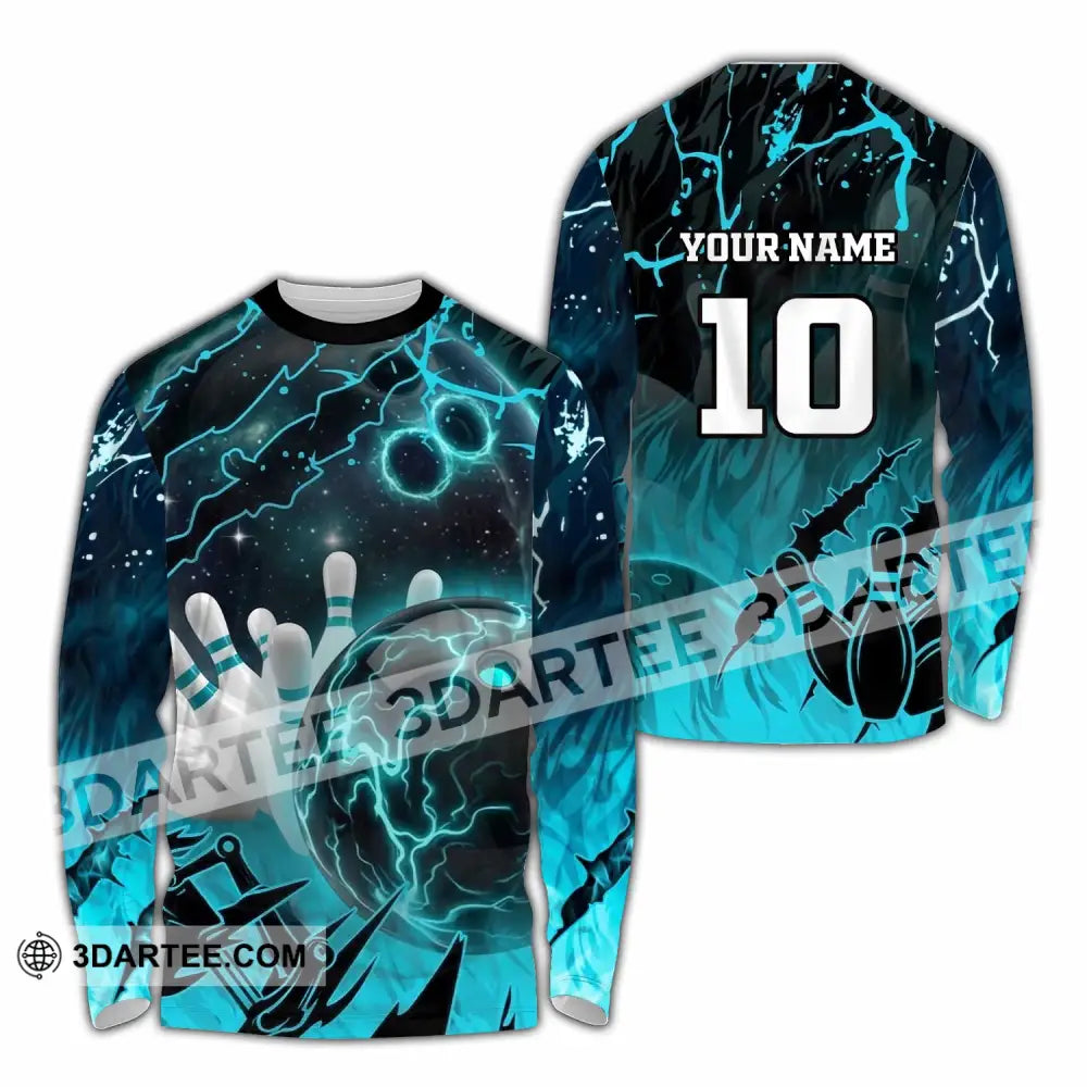 Unisex Shirt - Custom Bowling Shirt - Long Sleeve Shirt / S - T-shirt