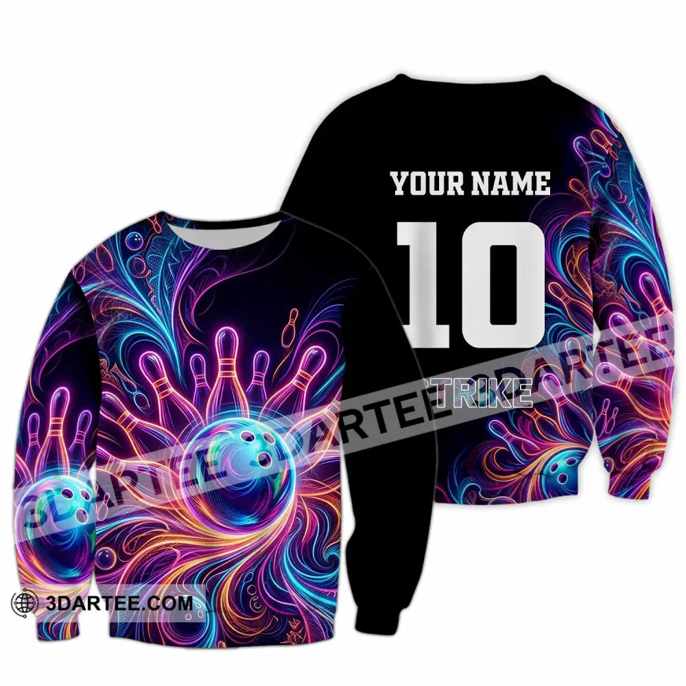 Unisex Shirt - Custom Bowling Shirt - Long Sleeve / S - T-shirt