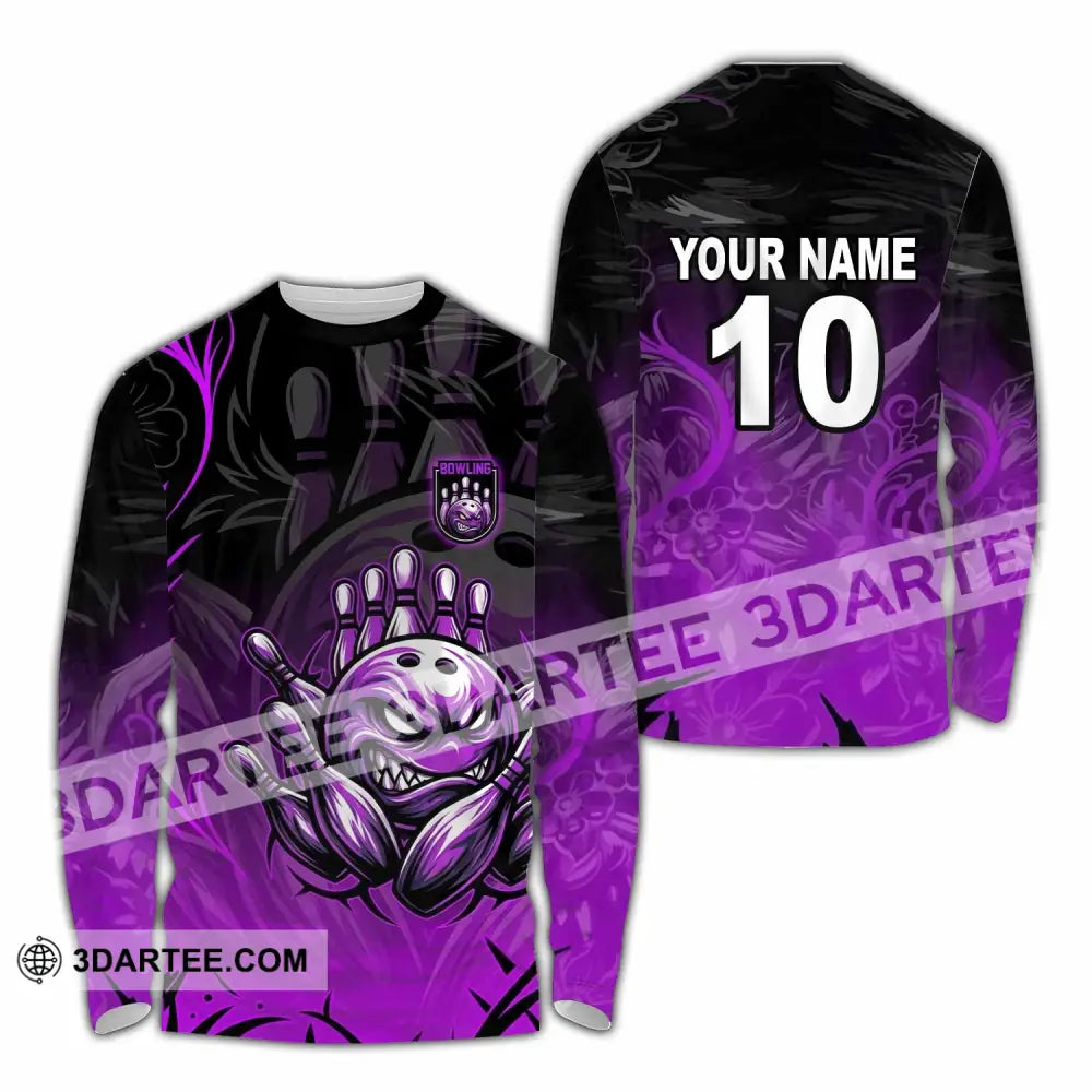 Unisex Shirt - Custom Bowling Shirt - Long Sleeve Shirt / S - T-shirt