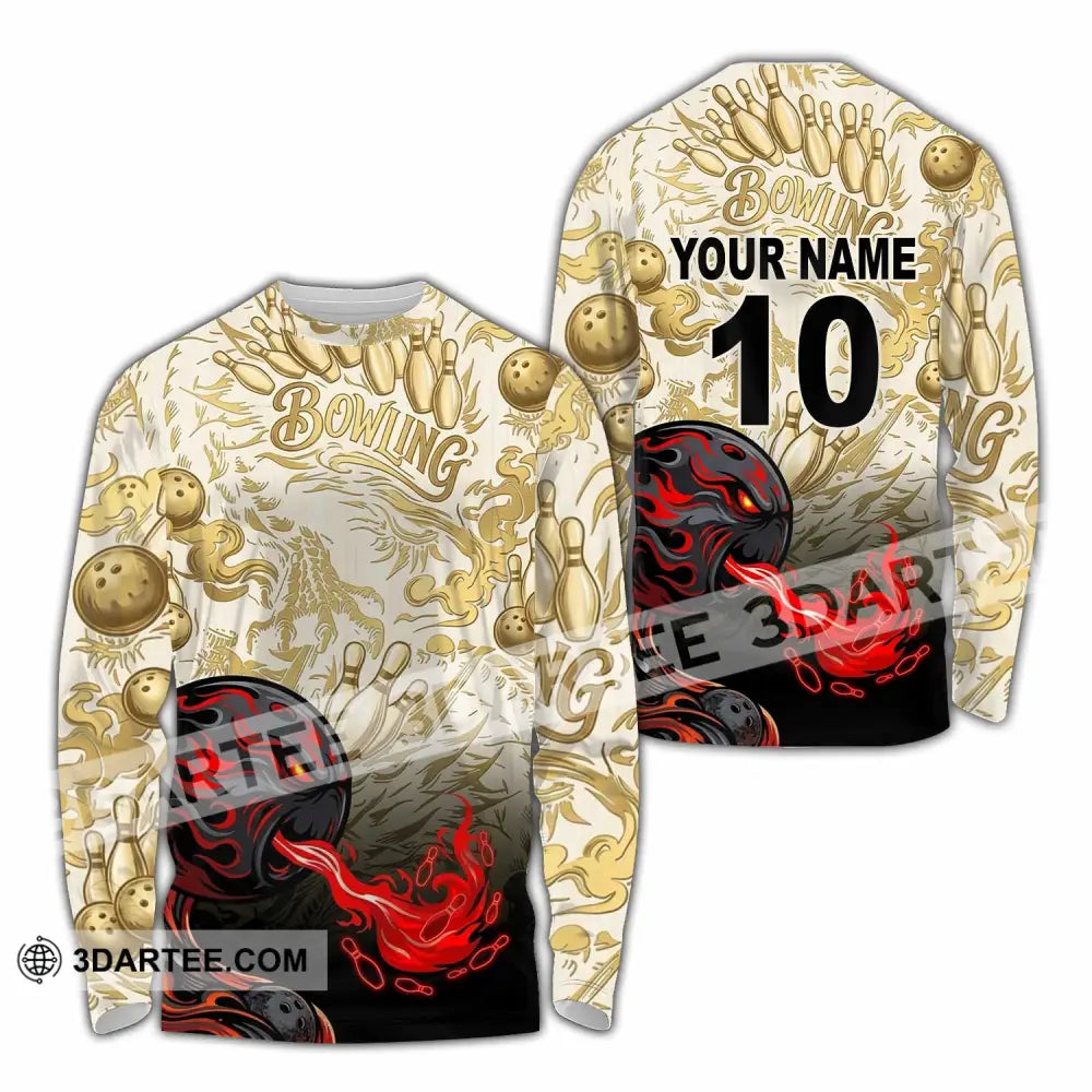 Unisex Shirt - Custom Bowling Shirt - Long Sleeve Shirt / S - T-shirt