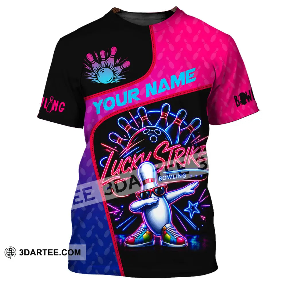 Unisex Shirt - Custom Bowling Lucky Strike Shirt - T-Shirt / S - T-shirt
