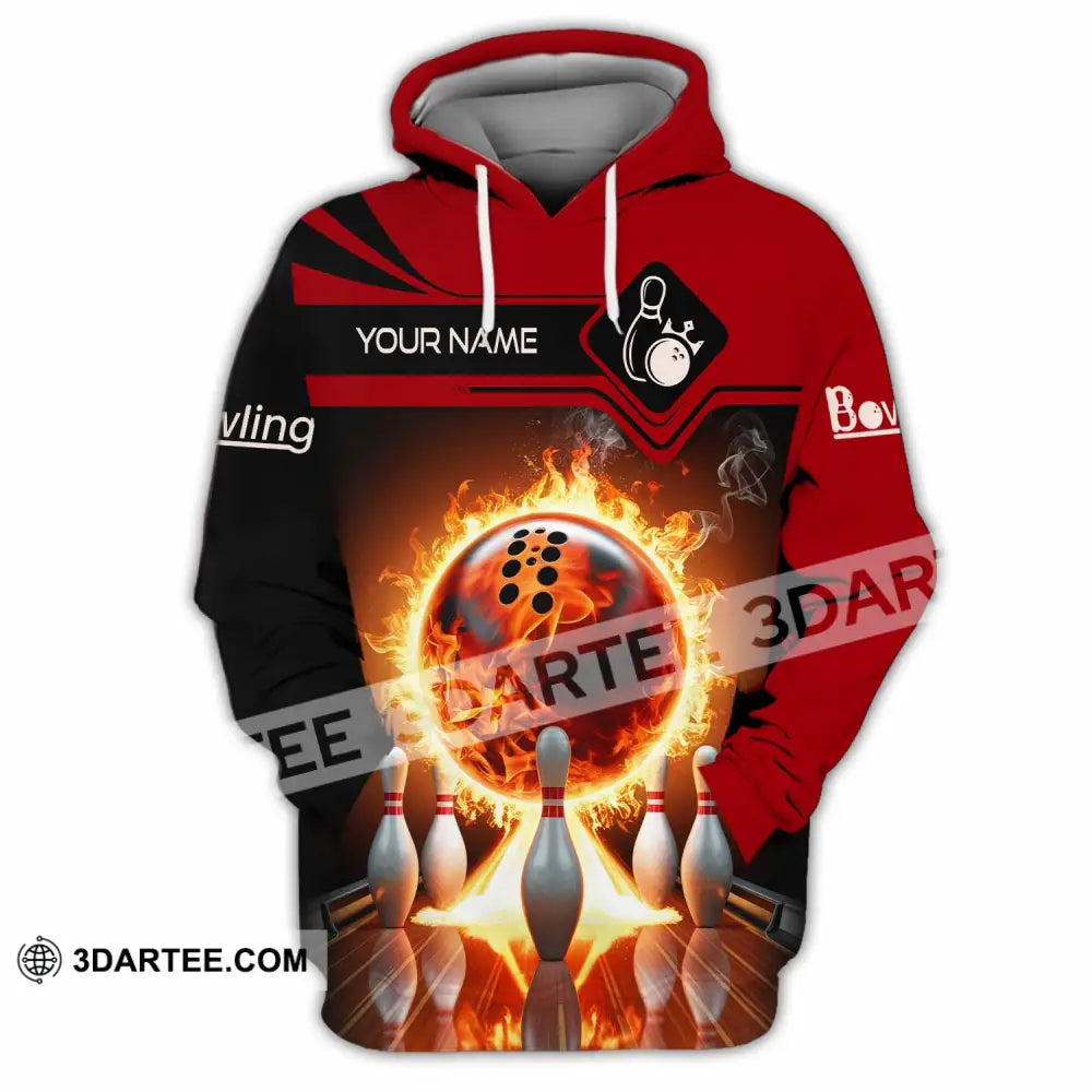Unisex Shirt - Custom Bowling Player Shirt Hoodie / S T-shirt