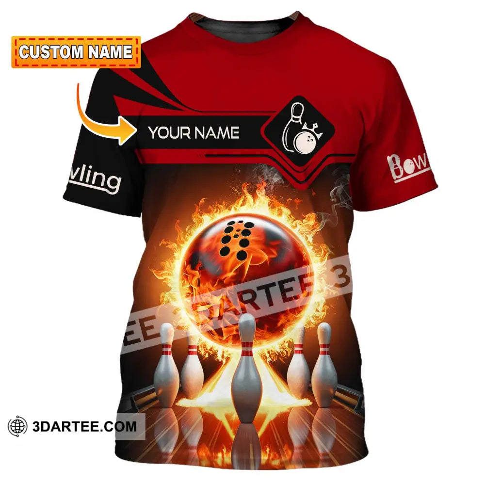 Unisex Shirt - Custom Bowling Player Shirt T-shirt