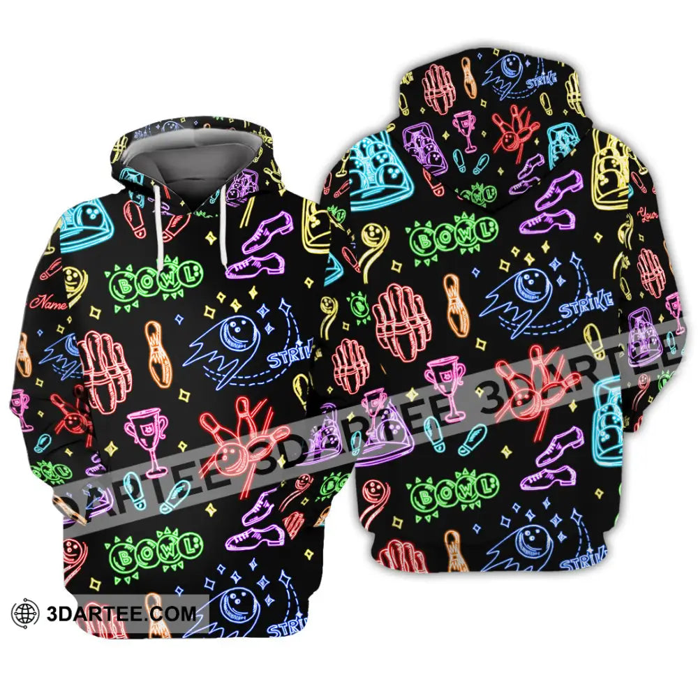 Unisex Shirt - Custom Bowling Strike Shirt Hoodie / S T-shirt