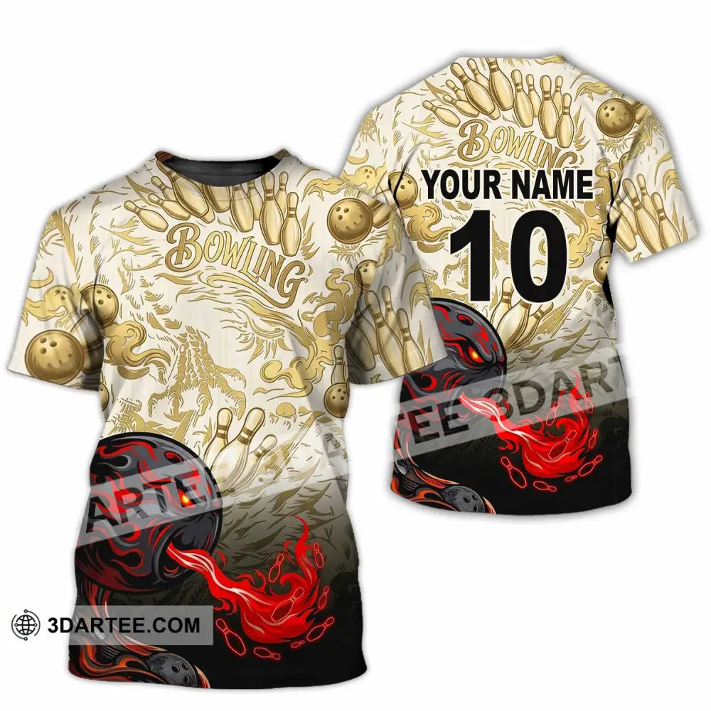 Unisex Shirt - Custom Bowling Shirt - T-Shirt / S - T-shirt
