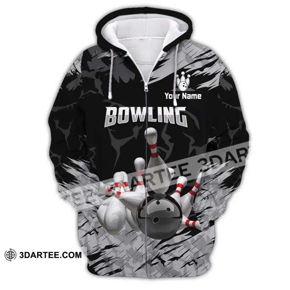 Unisex Shirt - Custom Bowling Shirt - Zipper Hoodie / S - T-shirt