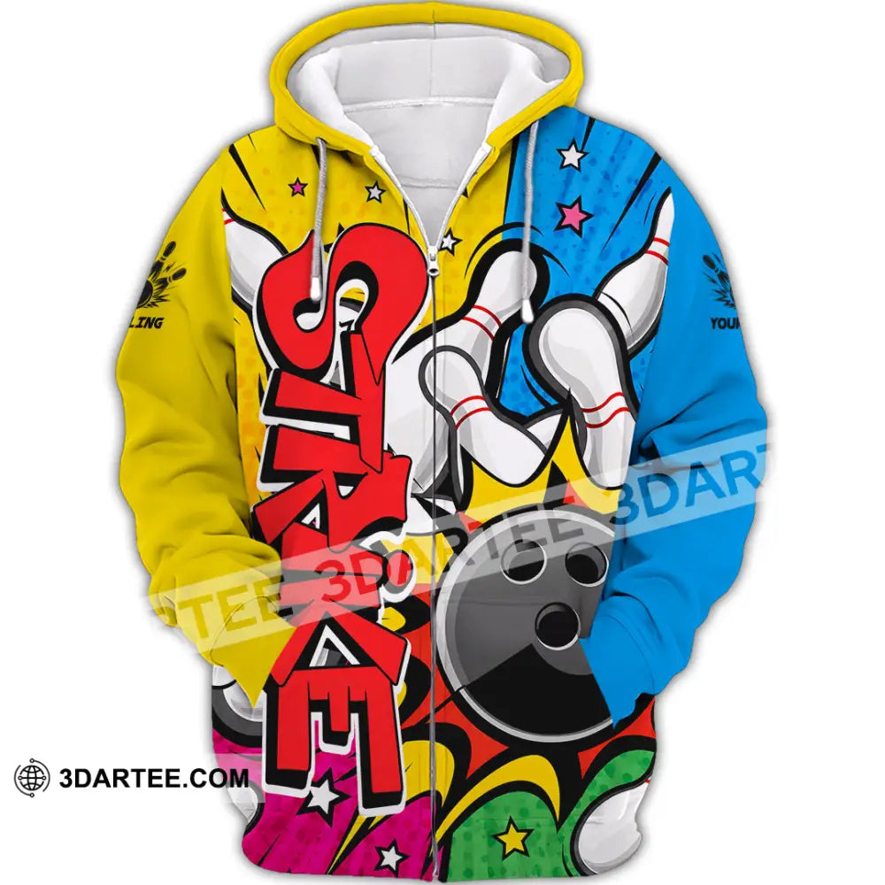 Unisex Shirt - Custom Bowling Shirt - Zipper Hoodie / S - T-shirt