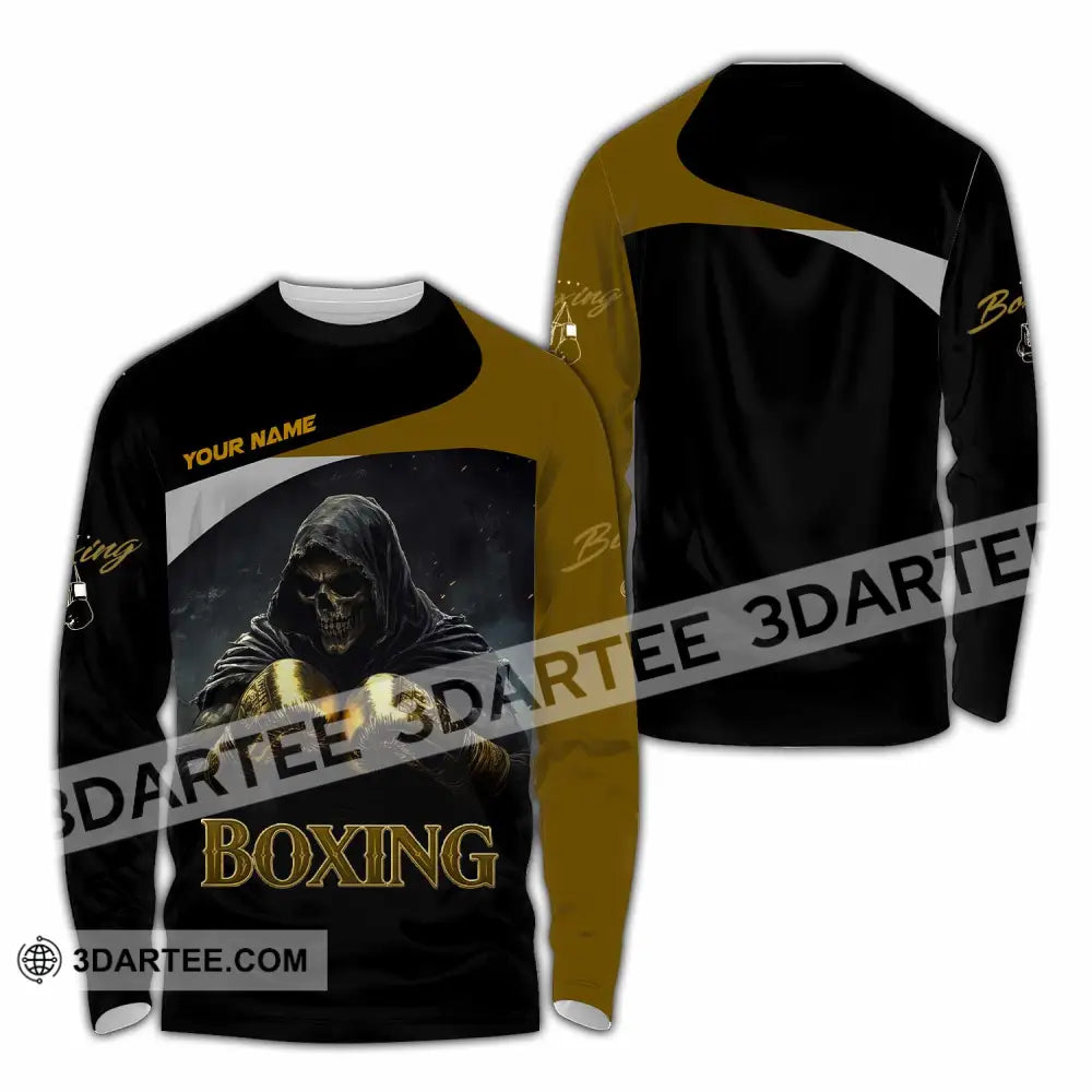 Unisex Shirt - Custom Boxing 3D Shirt Long Sleeve Shirt / S T-shirt