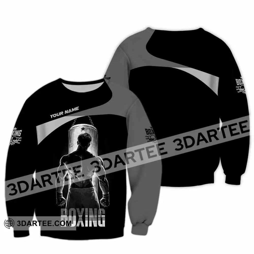 Unisex Shirt - Custom Boxing 3D Shirt - Long Sleeve / S - T-shirt