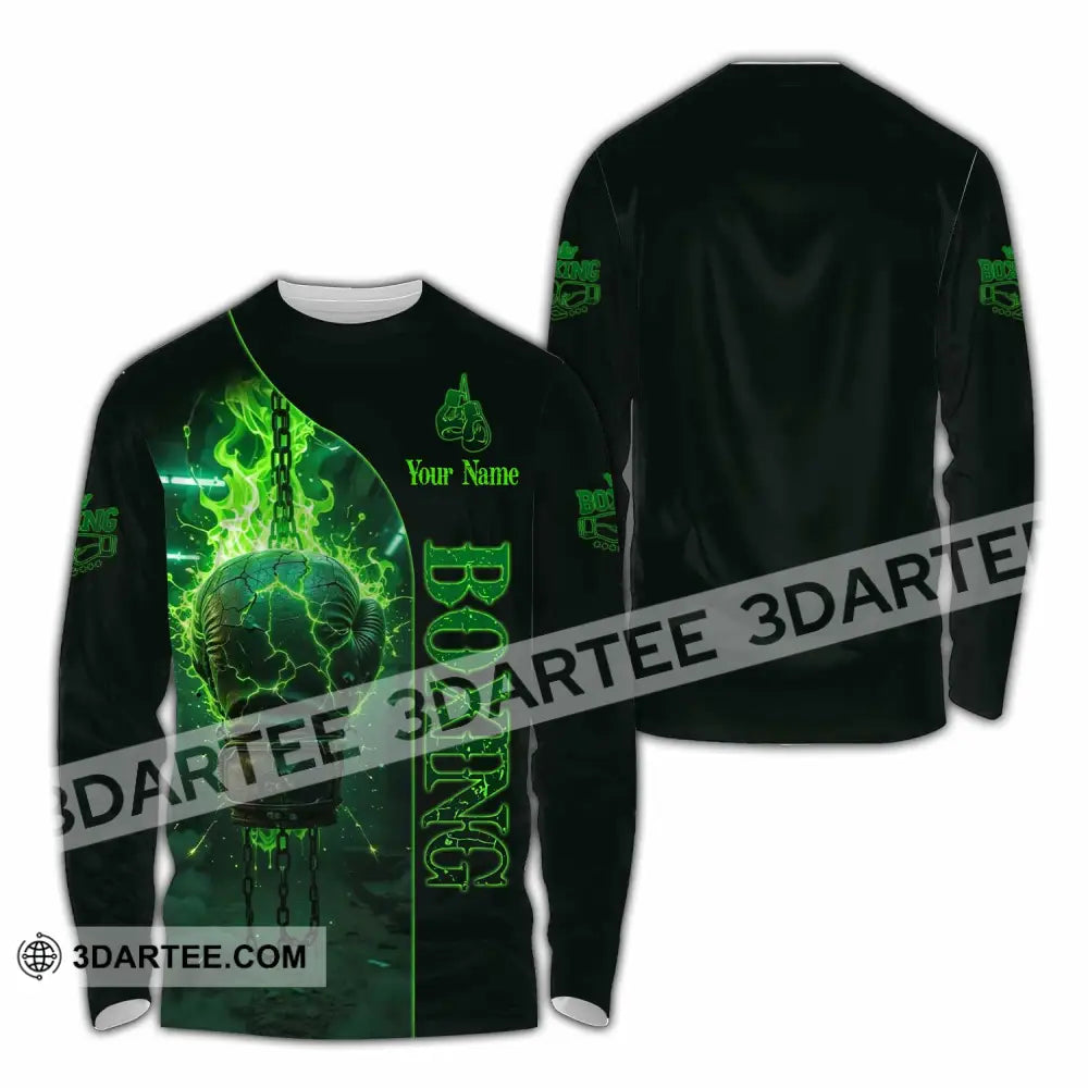 Unisex Shirt - Custom Boxing 3D Shirt Long Sleeve Shirt / S T-shirt