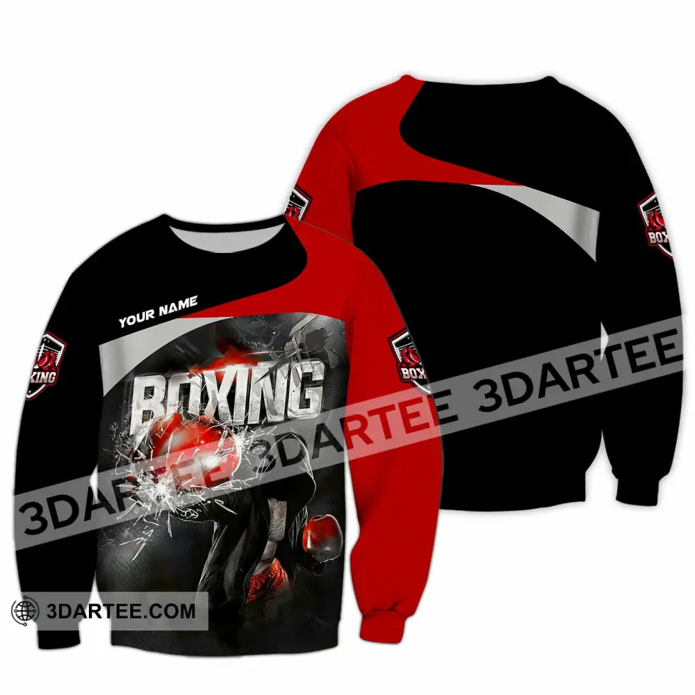Unisex Shirt - Custom Boxing 3D Shirt Long Sleeve / S T-shirt