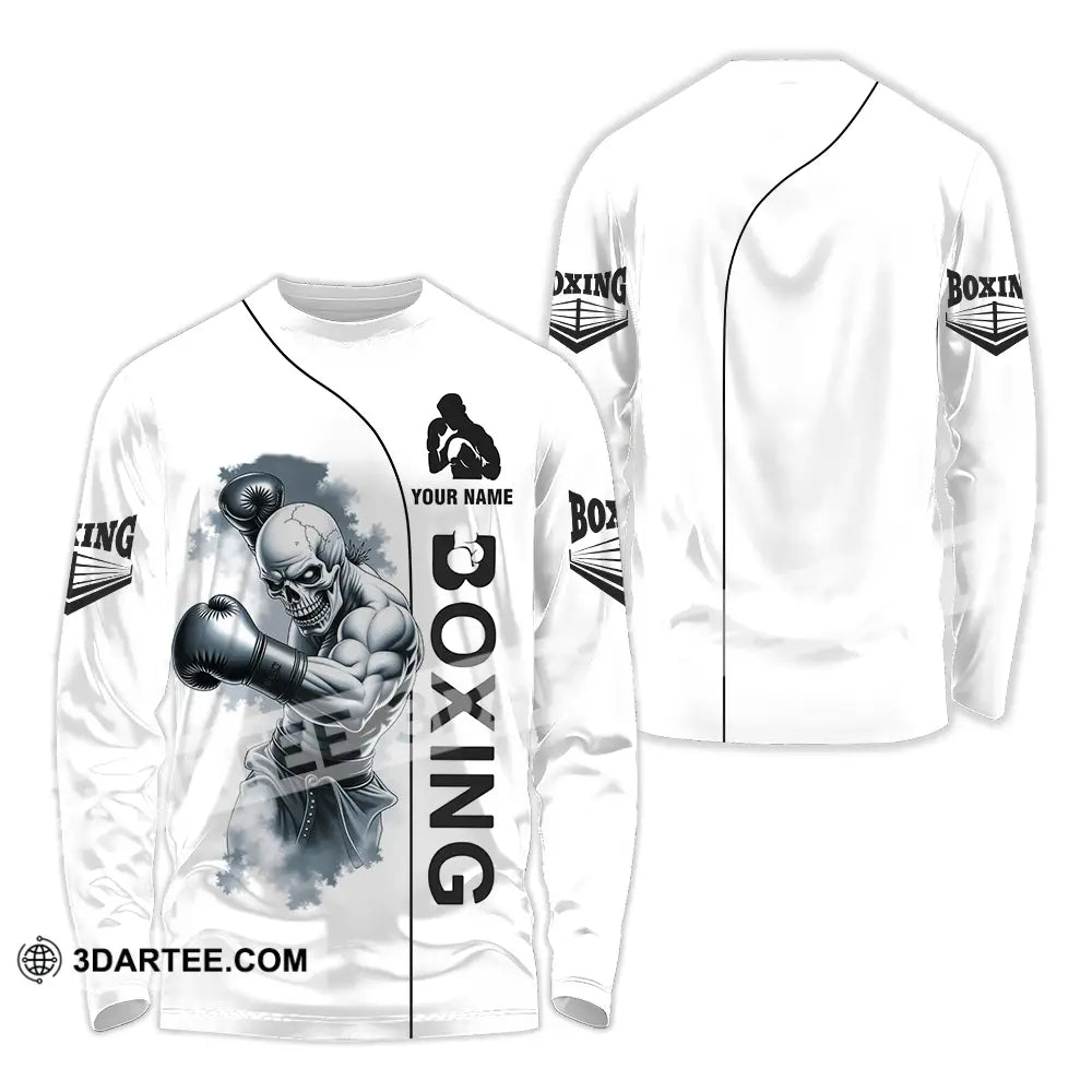 Unisex Shirt - Custom Boxing 3D Shirt Long Sleeve Shirt / S T-shirt