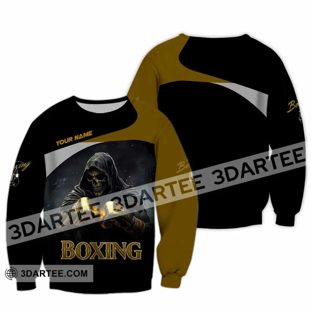 Unisex Shirt - Custom Boxing 3D Shirt Long Sleeve / S T-shirt