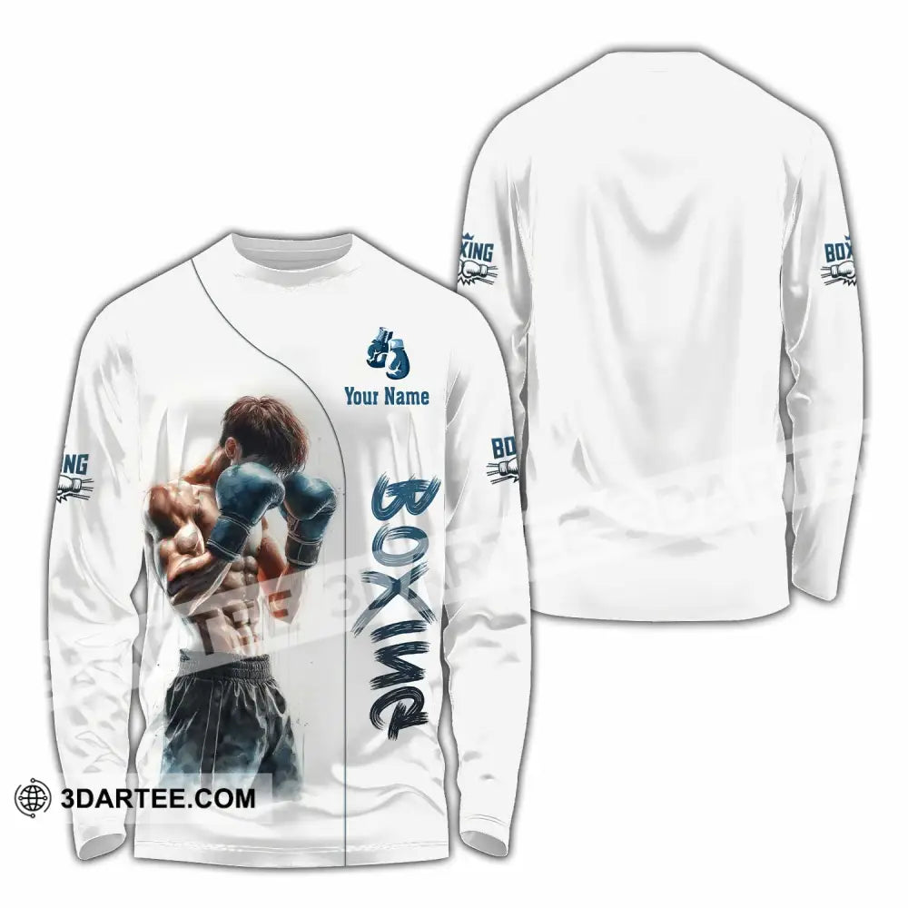 Unisex Shirt - Custom Boxing 3D Shirt Long Sleeve Shirt / S T-shirt