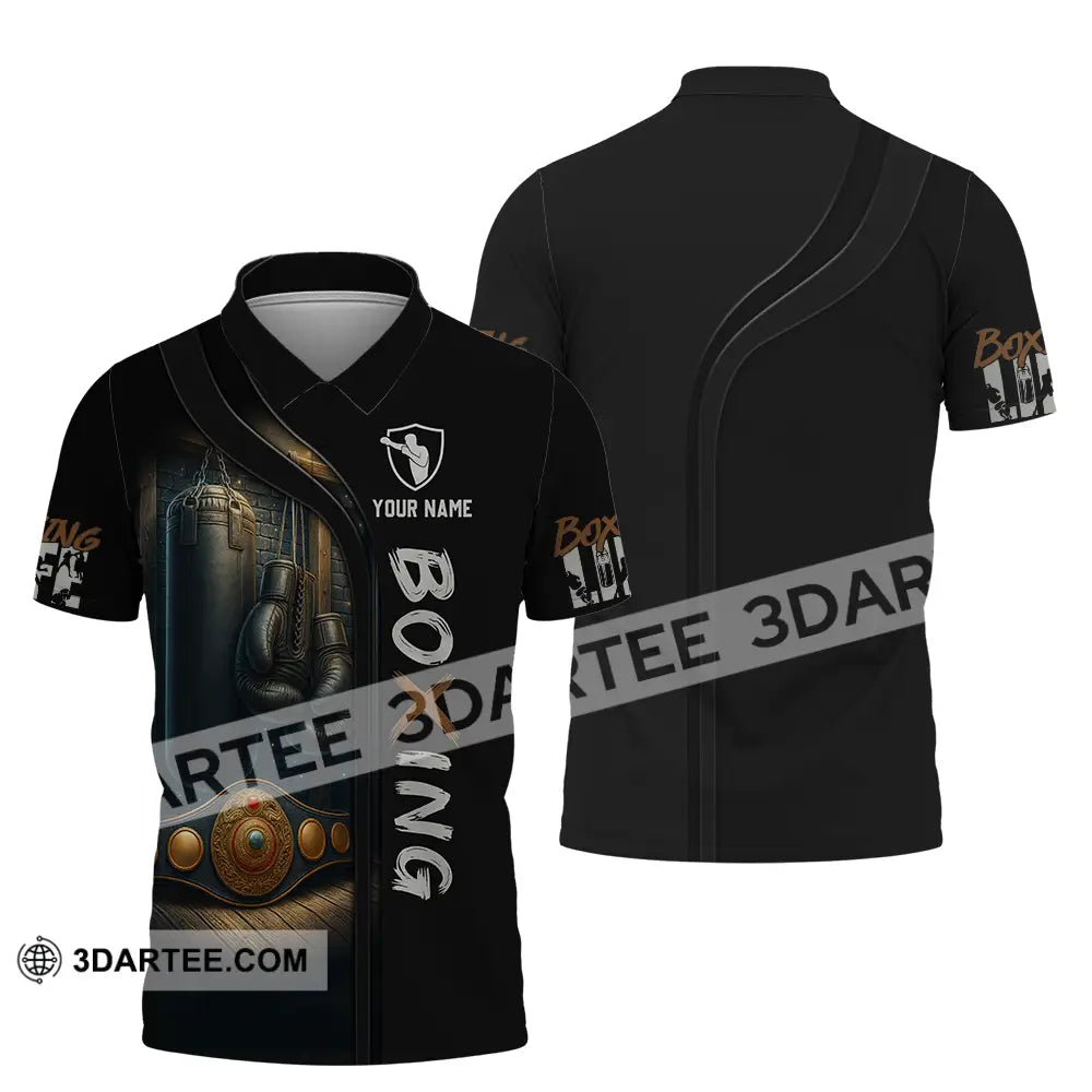 Unisex Shirt - Custom Boxing 3D Shirt Polo Shirt / S T-shirt