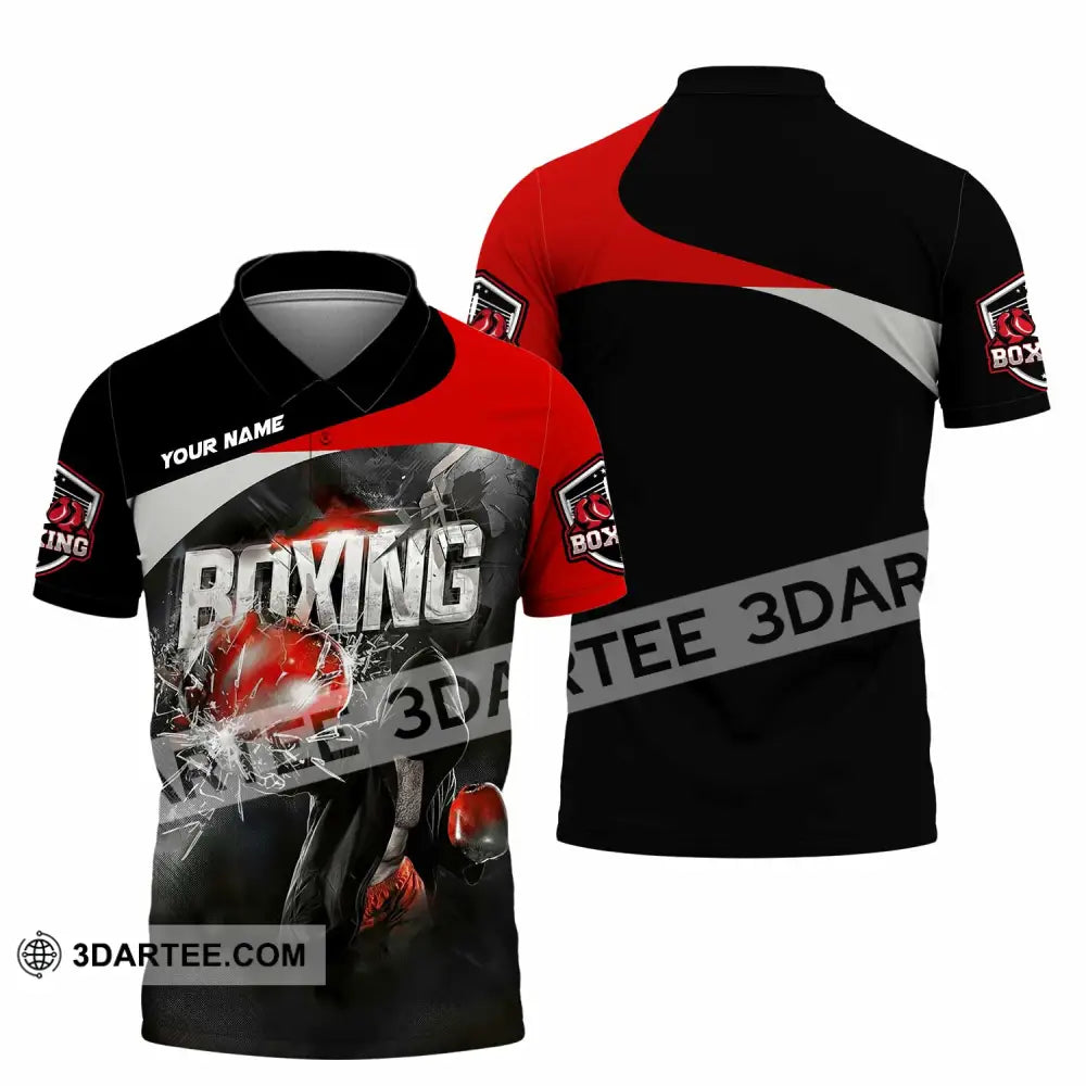 Unisex Shirt - Custom Boxing 3D Shirt Polo Shirt / S T-shirt