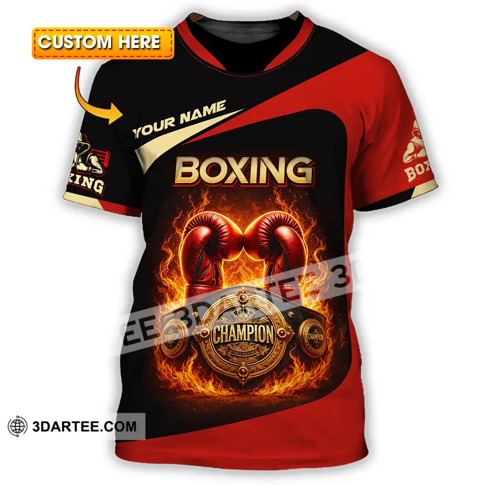 Unisex Shirt - Custom Boxing 3D Shirt T-shirt