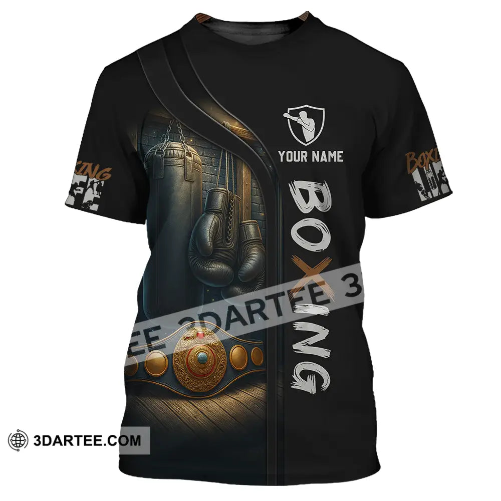 Unisex Shirt - Custom Boxing 3D Shirt T-Shirt / S T-shirt