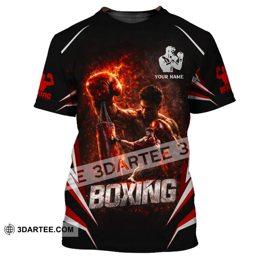 Unisex Shirt - Custom Boxing 3D Shirt - T-Shirt / S - T-shirt