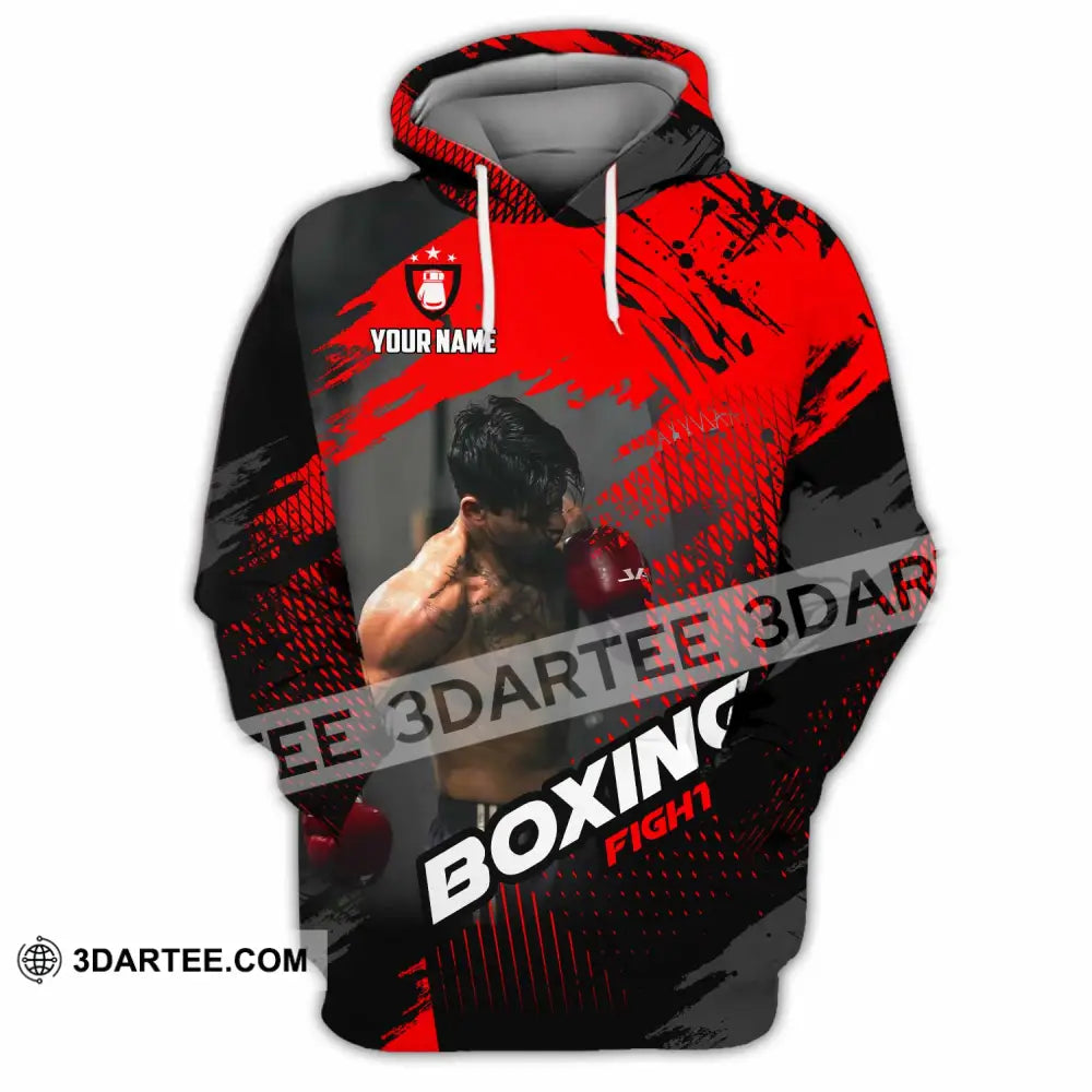 Unisex Shirt - Custom Boxing Fight 3D Shirt - Hoodie / S - T-shirt