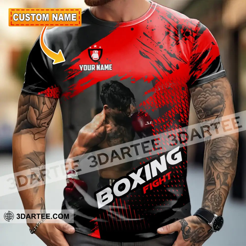 Unisex Shirt - Custom Boxing Fight 3D Shirt - T-shirt