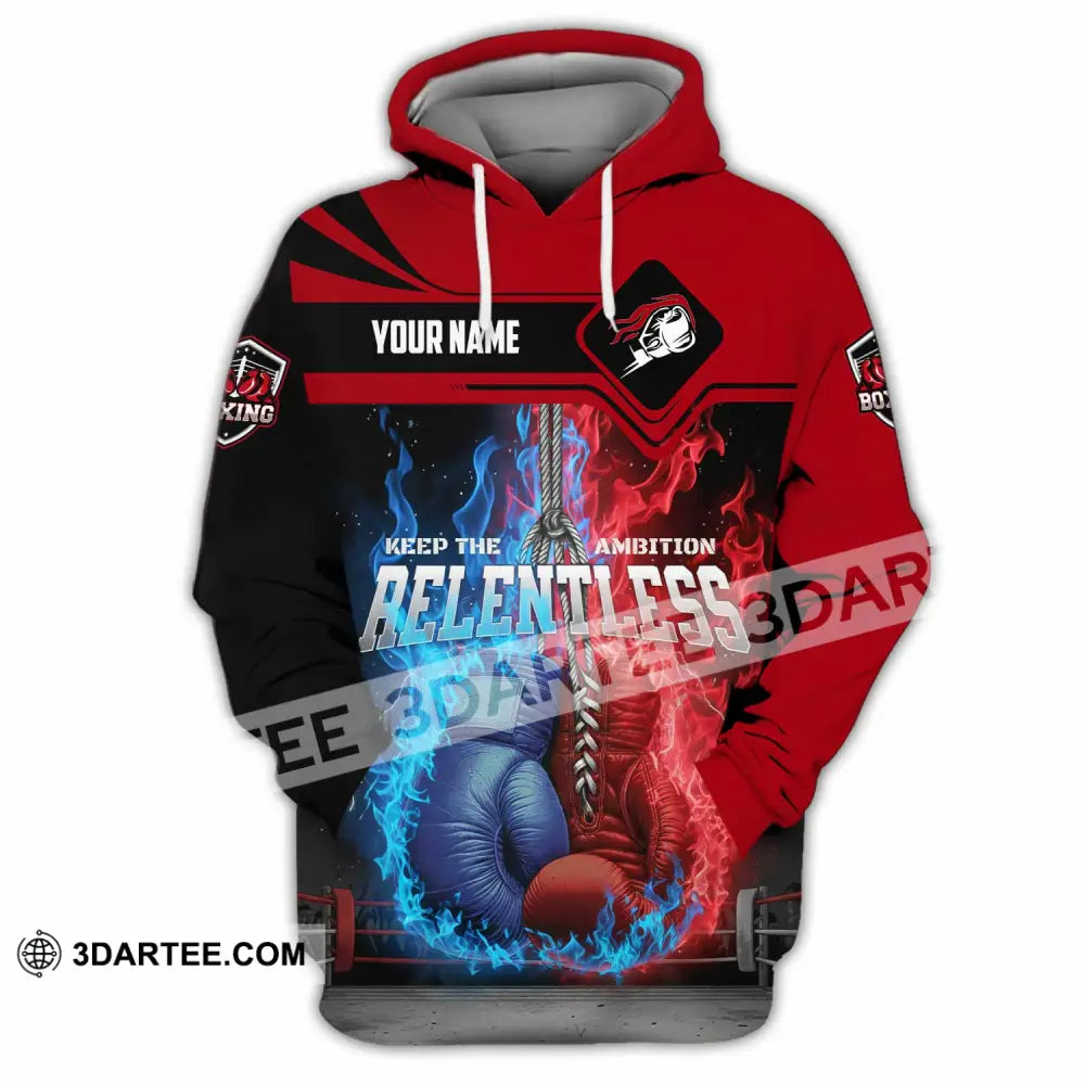 Unisex Shirt - Custom Boxing Keep The Ambition Release 3D Shirt Hoodie / S T-shirt