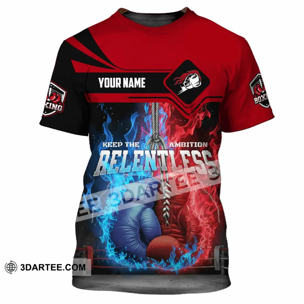 Unisex Shirt - Custom Boxing Keep The Ambition Release 3D Shirt T-Shirt / S T-shirt