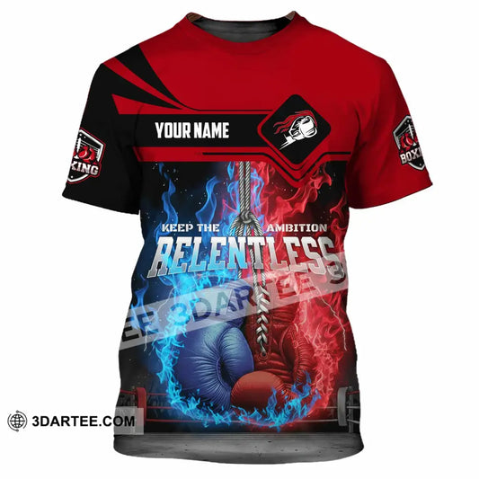 Unisex Shirt - Custom Boxing Keep The Ambition Release 3D Shirt T-Shirt / S T-shirt
