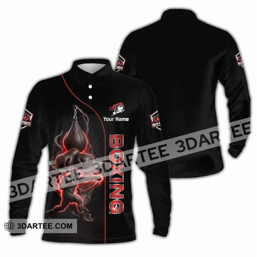 Unisex Shirt - Custom Boxing Shirt - Long Sleeve Polo / S - T-shirt