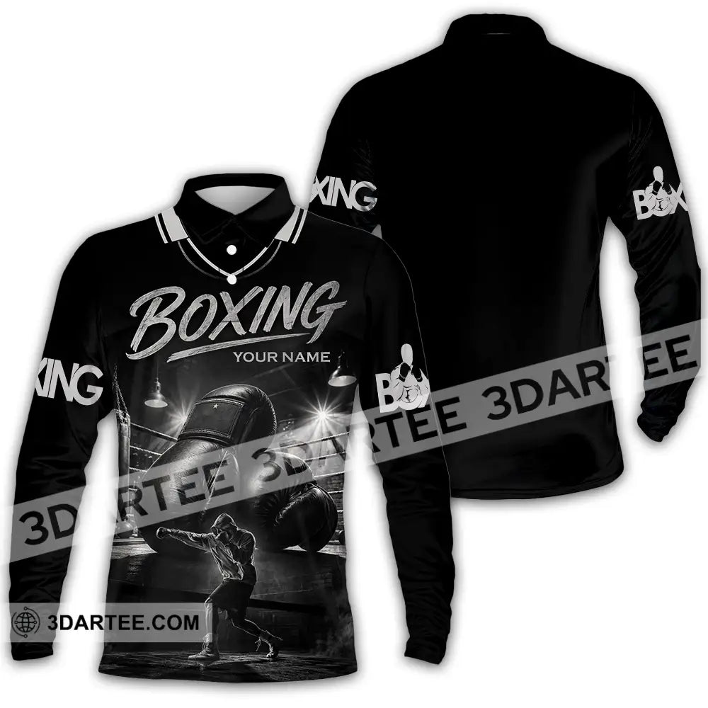Unisex Shirt - Custom Boxing Shirt - Long Sleeve Polo / S - T-shirt