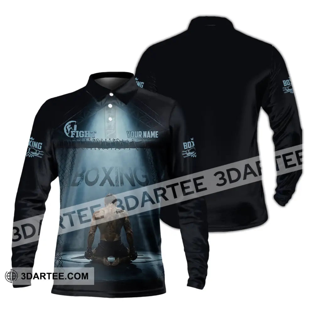 Unisex Shirt - Custom Boxing Shirt - Long Sleeve Polo / S - T-shirt