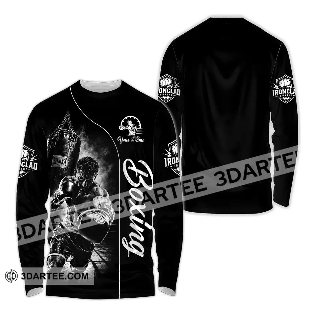 Unisex Shirt - Custom Boxing Shirt - Long Sleeve Shirt / S - T-shirt