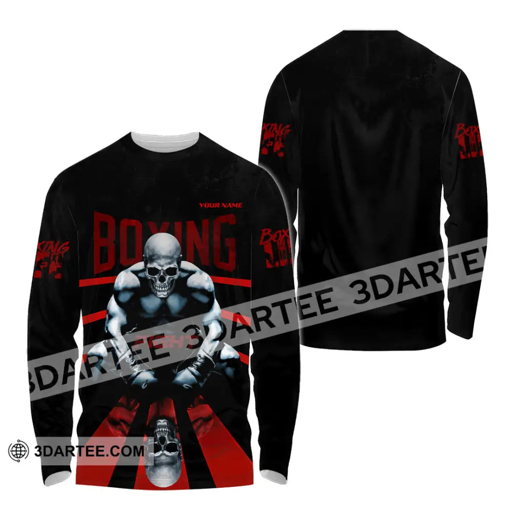 Unisex Shirt - Custom Boxing Shirt - Long Sleeve Shirt / S - T-shirt