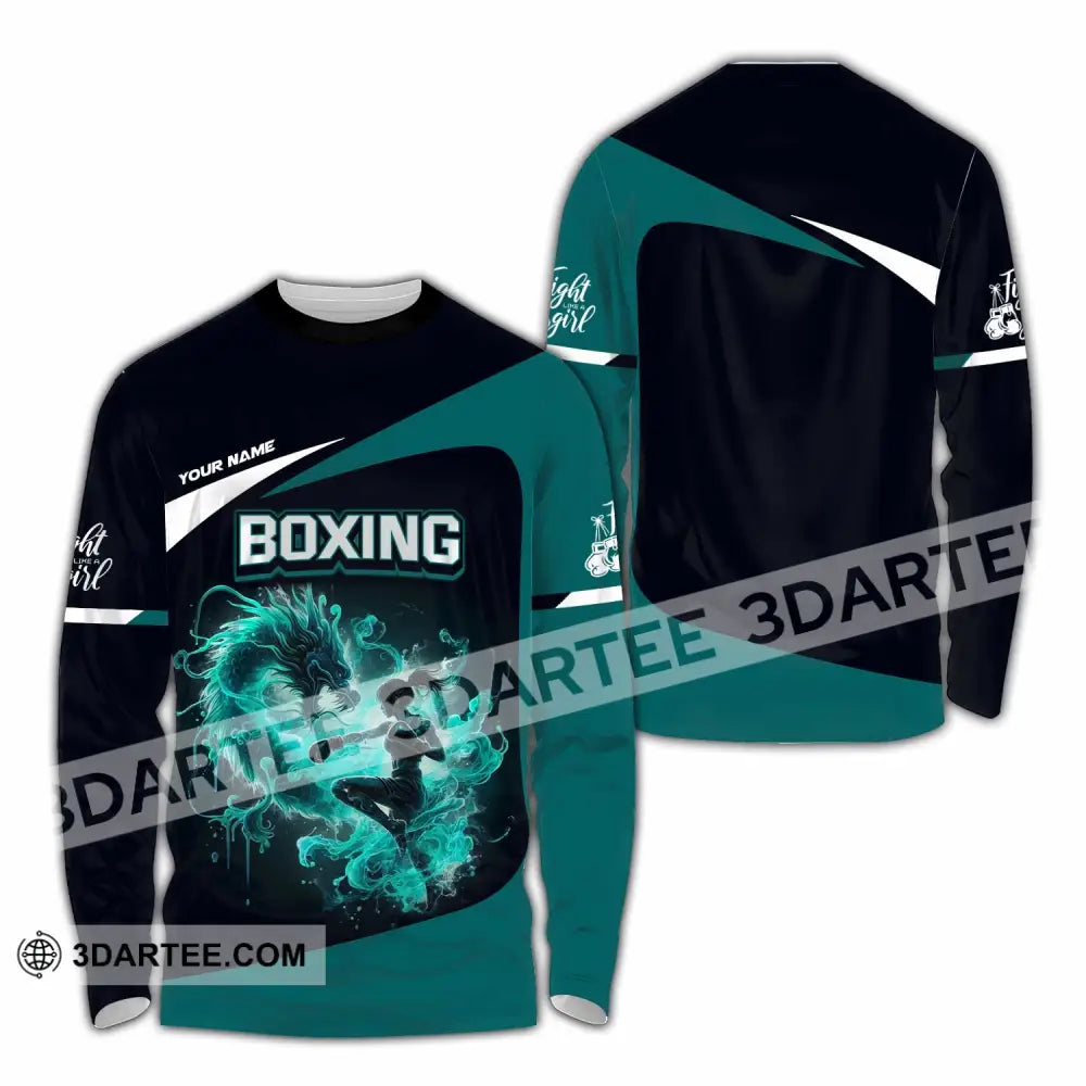 Unisex Shirt - Custom Boxing Shirt Long Sleeve Shirt / S T-shirt