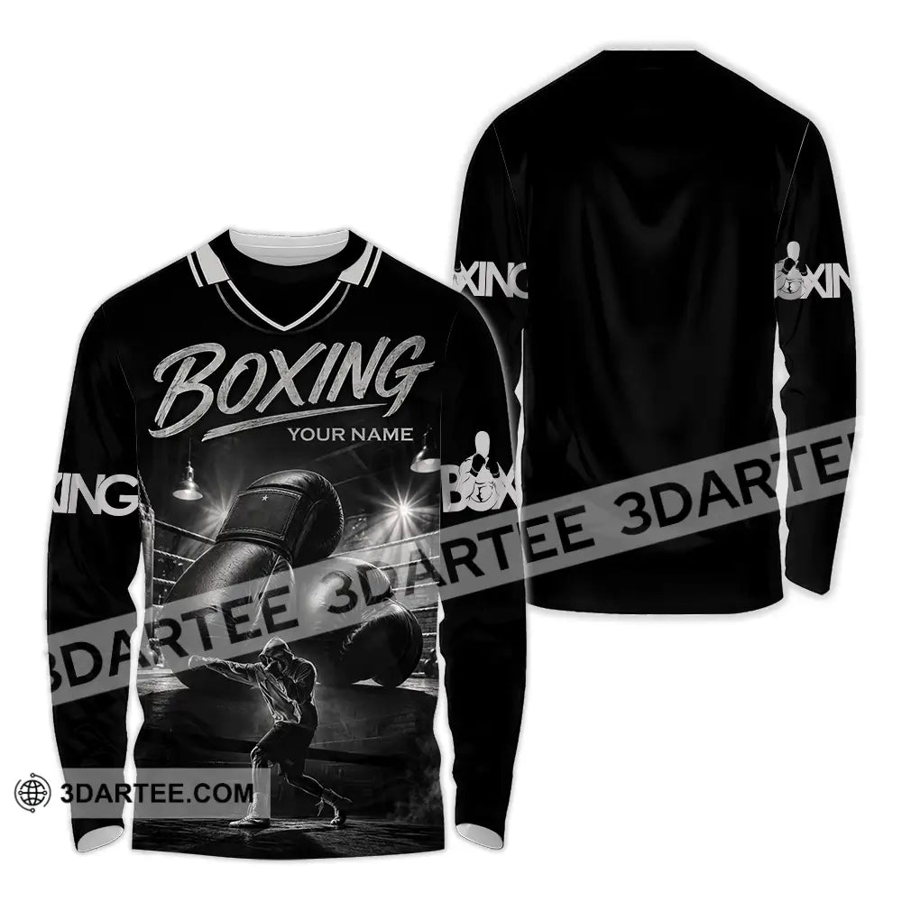 Unisex Shirt - Custom Boxing Shirt - Long Sleeve Shirt / S - T-shirt