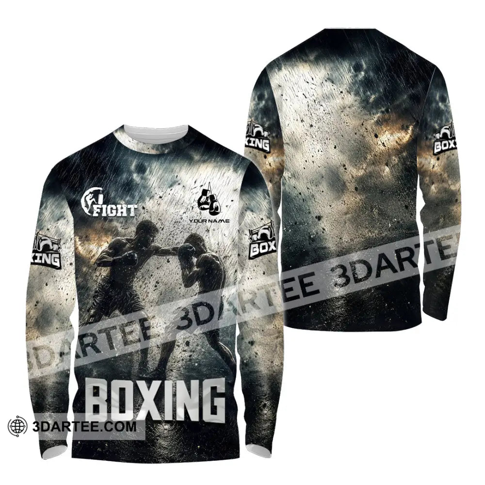 Unisex Shirt - Custom Boxing Shirt - Long Sleeve Shirt / S - T-shirt