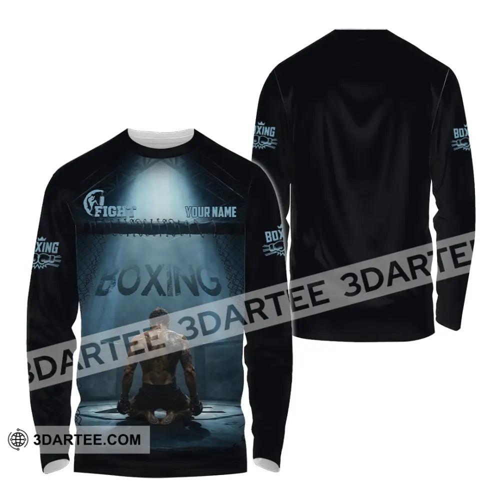 Unisex Shirt - Custom Boxing Shirt - Long Sleeve Shirt / S - T-shirt