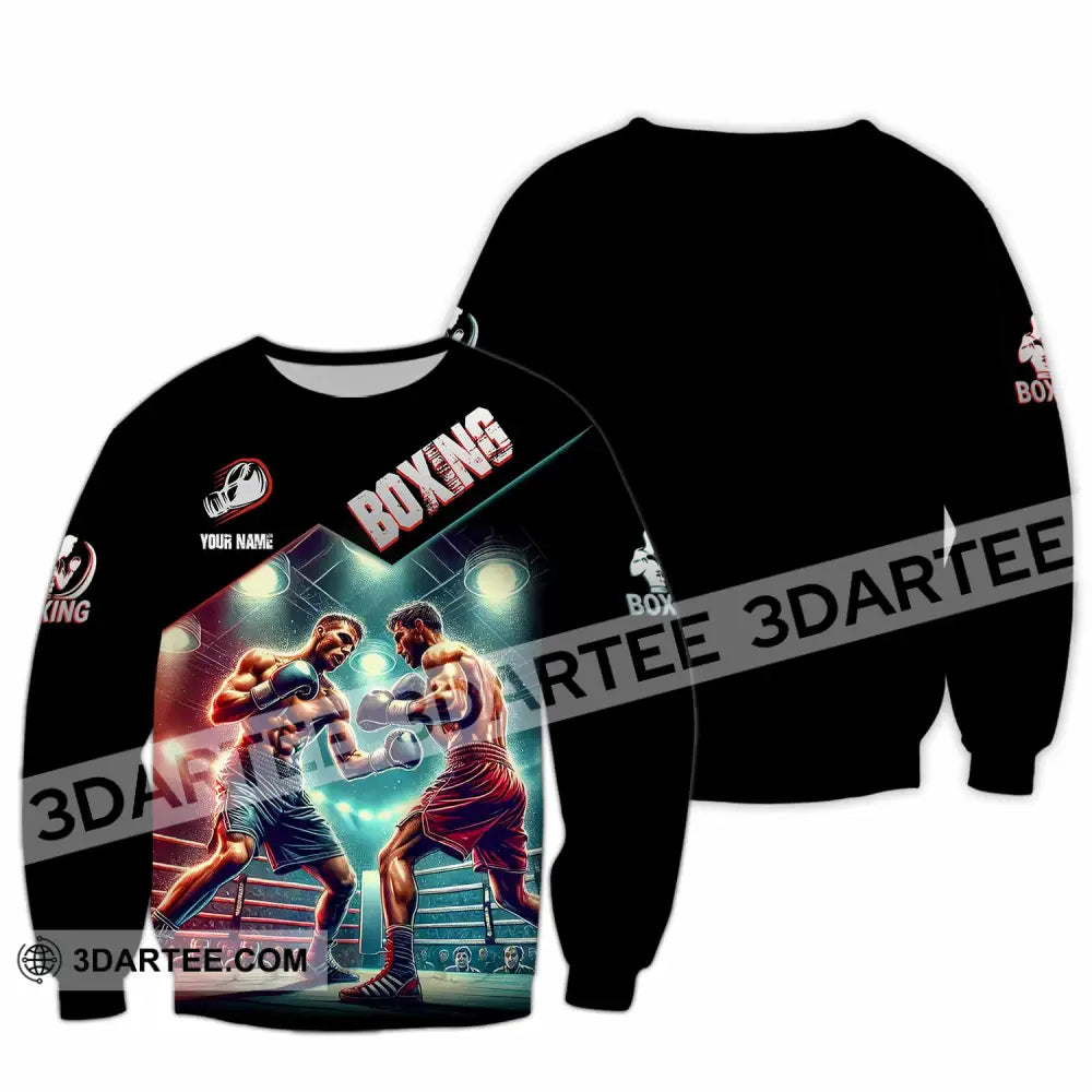 Unisex Shirt - Custom Boxing Shirt Long Sleeve / S T-shirt