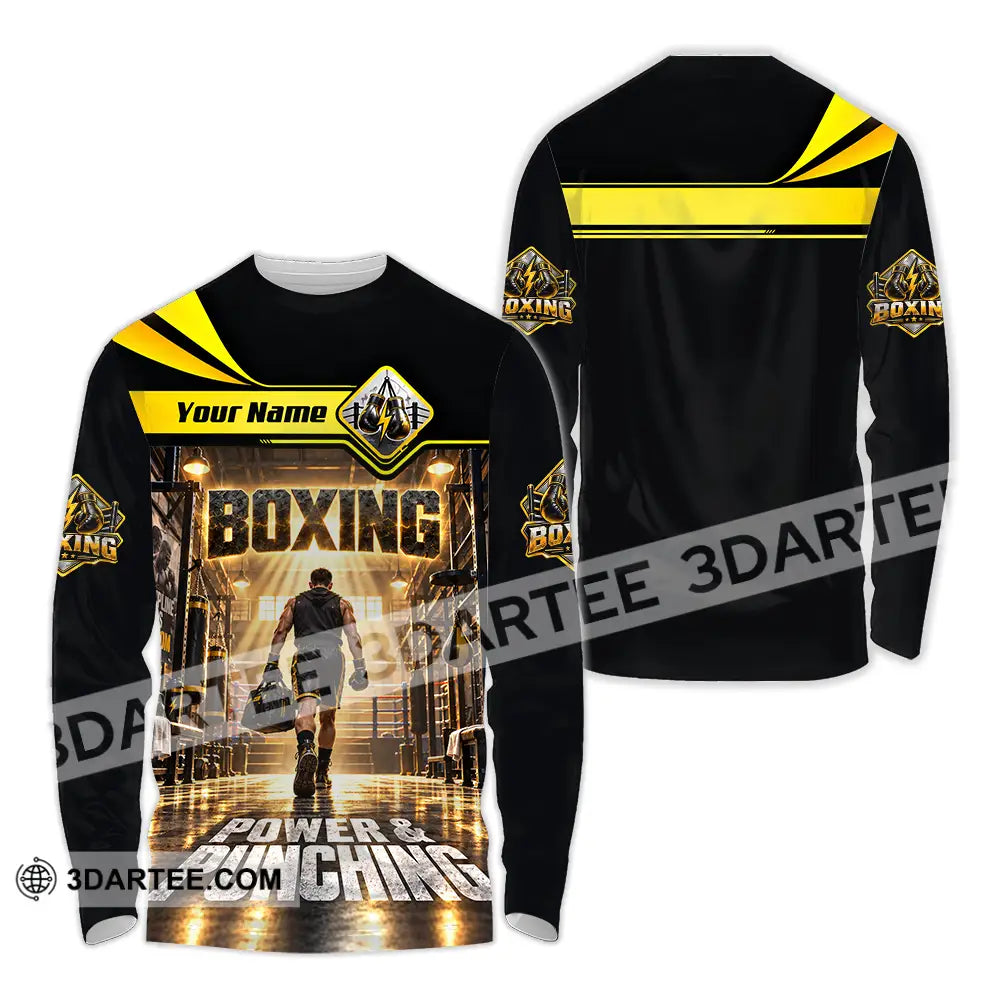 Unisex Shirt - Custom Boxing Shirt - Long Sleeve Shirt / S - T-shirt