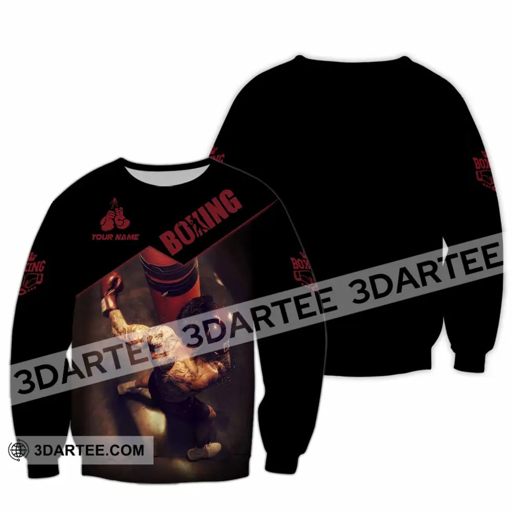 Unisex Shirt - Custom Boxing Shirt Long Sleeve / S T-shirt